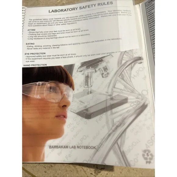 BARBAKAM Lab Notebok 100 Carbonless Pages Spiral Bound(Copy Pg Perforated) - Picture 4 of 5